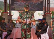 Dandim 1311 Morowali Bacakan Amanat Panglima TNI pada Pembukaan Lomba PBB dalam Rangka HUT TNI Ke-79