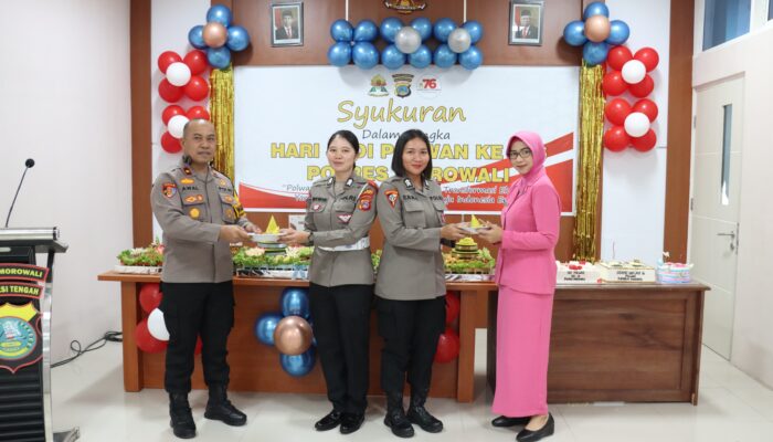 Polres Morowali Gelar Syukuran HUT ke-76 Polisi Wanita