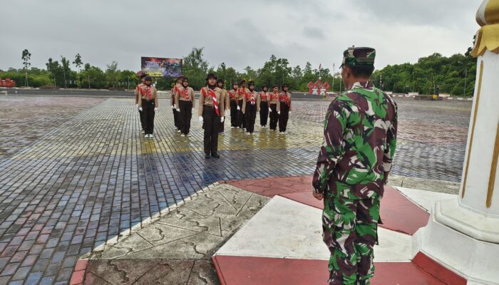 Peringati Hut TNI ke-79, Lomba PBB Hari Kedua Tingkat SMP Kabupaten Morowali Tampil Memukau 