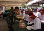 Peserta Lomba PBB Nikmati Makan Gratis Bersama  Kodim 1311/Morowali 