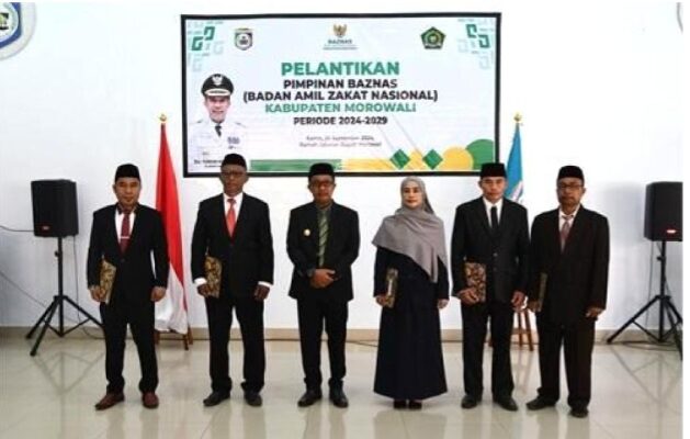 Pj Bupati Morowali Lantik Pengurus Baznas Priode 2024-2029, Ini Susunan Pengurusnya
