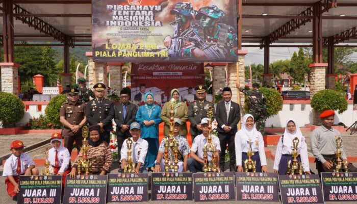 Total Hadiah 69 Juta Rupiah Dibagikan Juara Lomba PBB Tingkat SD, SMP, dan SMA di Morowali