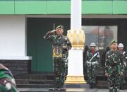 Korem 132/Tdl Gelar Upacara Bendera Mingguan,Tumbuhkan Jiwa Patriotisme dan Kedisiplinan Prajurit