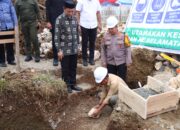 Pj. Bupati Morowali, Peletakan Batu Pertama Pembangunan Gedung Satreskrim dan Satresnarkoba Polres Morowali