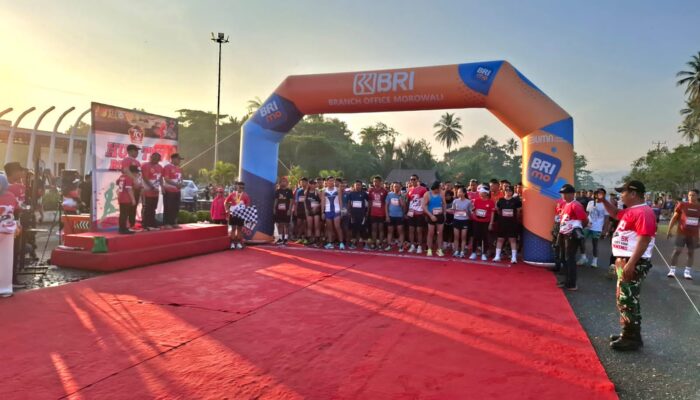 Dandim 1311 Morowali Lepas Ribuan Peserta Run 2024.