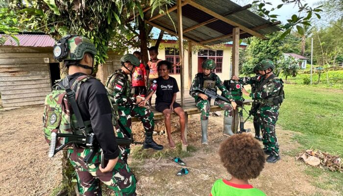 Warga Aiwesa Apresiasi Pengobatan Gratis Satgas Habema