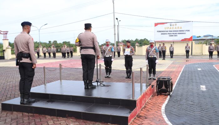 Polres Morowali  PTDH Brigpol Rizal