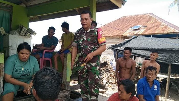 Babinsa Koramil 1311-07, Jaga Kondusivitas Pasca Pilkada Wilayah Kabupaten Morowali