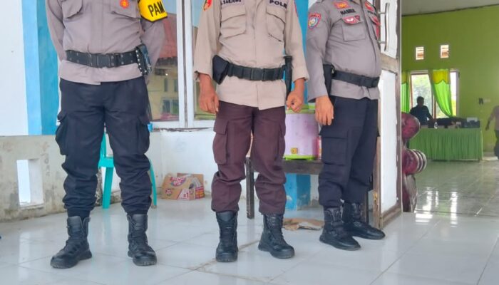 Polres Morowali Siaga 24 Jam Lakukan Pengamanan Kantor PPK 