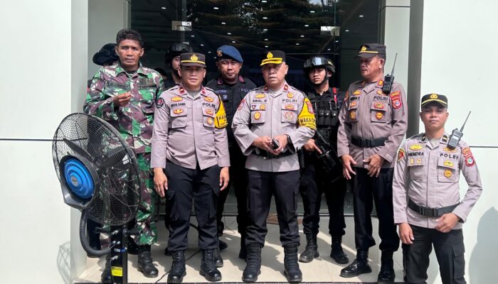 Pasca Kebakaran Kantor KPU Morowali,Ini Penjelasan Kapolres