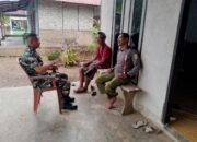 Babinsa Koramil 1311-06/Bungku Utara Anjangsana dan Silaturahmi dengan Warga Binaan