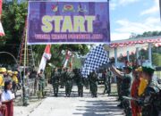 Peringati Hari Infanteri ke-76 Tahun 2024, Kasrem 132/Tadulako ,Pimpin Pelepasan Peleton Beranting Yudha Wastu Pramuka Jaya