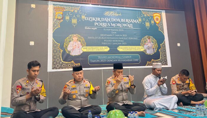 Polres Morowali Gelar Dzikir dan Doa di Penghujung Tahun 2024