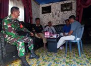 Babinsa Koramil 1311-02 Komsos dengan Aparat Desa Binaan