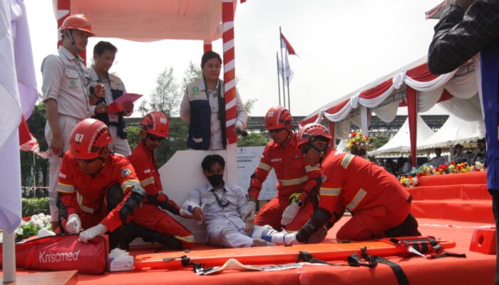 Lima Perusahaan Industri se-Sulteng Adu Tangkas Tangani Korban Fatality