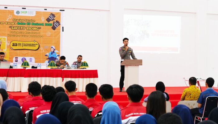 IMIP Gandeng Polres Morowali Beri Edukasi Safety Riding ke Mahasiswa Politeknik