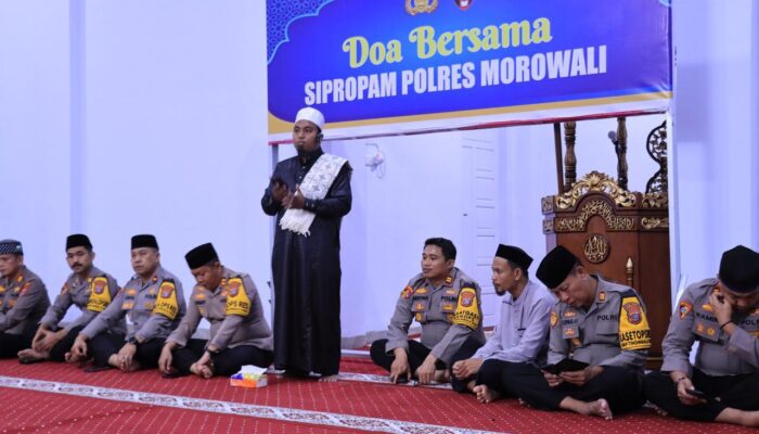 Peringati Malam Nisfu Syaban, Polres Morowali Gelar Doa Bersama dan Yasinan