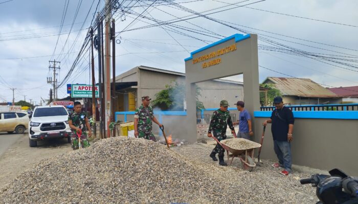 Kopka Dasaruddin Pimpin Gotong-royong Bersihkan TPU 