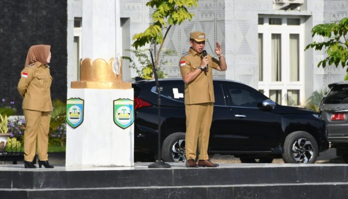Pimpin Apel Akbar Perdana, Bupati Iksan Tekankan Pentingnya Disiplin