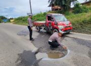 Jelang Mudik Lebaran, Polres Morowali Utara Tinjau Kondisi Jalan