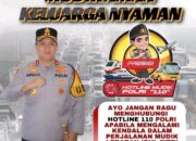 Polres Morowali Sosialisasikan Tagline “Mudik aman keluarga nyaman”
