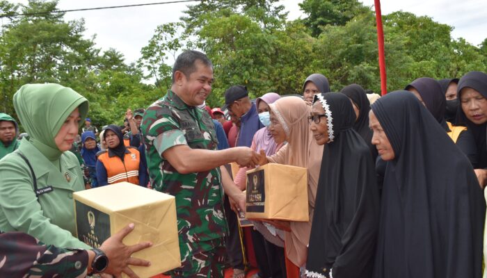 Wujud Kepedulian TNI Angkatan Darat kepada Rakyat yang membutuhkan, KSAD Berikan 2.000 Paket Tali Asih di Morowali