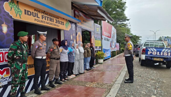 Sinergitas Polres Morowali dan Stakeholder Amankan Mudik Idulfitri 2025 