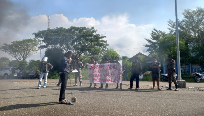 GRD-KK Morowali Demo Kaban BPBD Morowali, Ini 6 Tututanya 