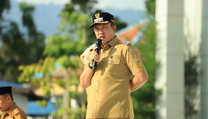 Pasca Idulfitri 1446 H, Bupati Morowali Pimpin Apel Perdana: Tegaskan Komitmen Pelayanan dan Evaluasi Kinerja