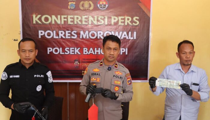 Polsek Bahodopi, Bekuk Pelaku Pencurian dan Kekerasan Gunakan Airsoft Gun 