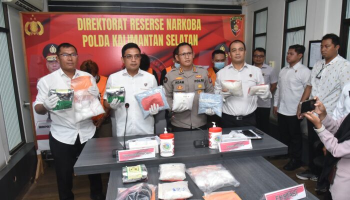 Polda Kalsel Bongkar Jaringan Narkoba Terafiliasi Fredy Pratama