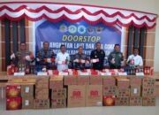 Tim SFQR Lanal Palu, Berhasil Gagalkan Miras dan Rokok Merk China di Morowali 