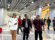 Kasrem 132/Tadulako Sambut Kedatangan Kasdam XIII/Merdeka di Bandara Mutiara Sis Al-Jufri Palu