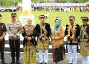 Baju Adat Nusantara Warnai Upacara Hardiknas 2025 di Kabupaten Morowali