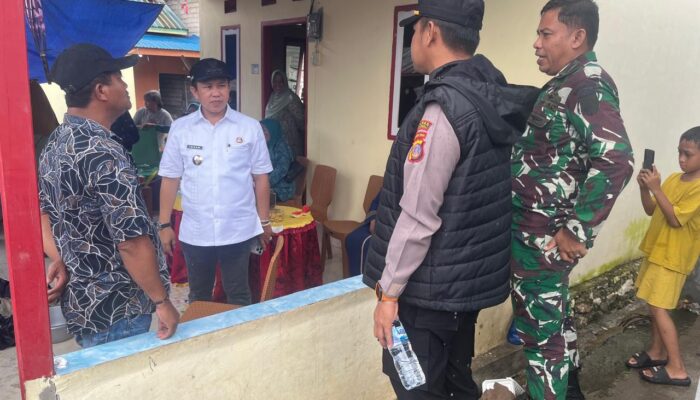 Danramil 1311-09 Lettu Amiruddin, Dampingi Bupati  Morowali  Penilaian  Lomba Desa 