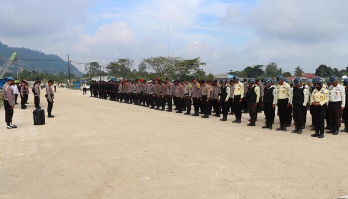 Polres Morowali Gelar Pengamanan Demo Aksi Damai di PT. BTIIG