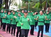 Semangat Sehat dan Kebersamaan Warnai Kunjungan Ny. Uli Simanjuntak di Luwuk
