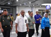 Danrem 132/Tadulako Sambut Kedatangan Menteri Desa di Palu