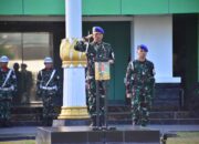 Korem 132/Tadulako Gelar Upacara Bendera Mingguan, Teguhkan Semangat Nasionalisme