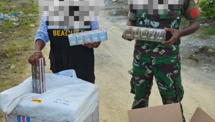 Bea Cukai Morowali bersama Sub Denpom TNI AD Gagalkan Peredaran 95.600 Batang Rokok Ilegal dalam Operasi Gurita 2025 