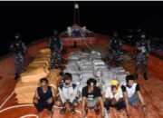 Pangkalan TNI AL Tanjung Balai Karimun, Berhasil Gagalkan Penyelundupan 1.905 Kg Narkotika