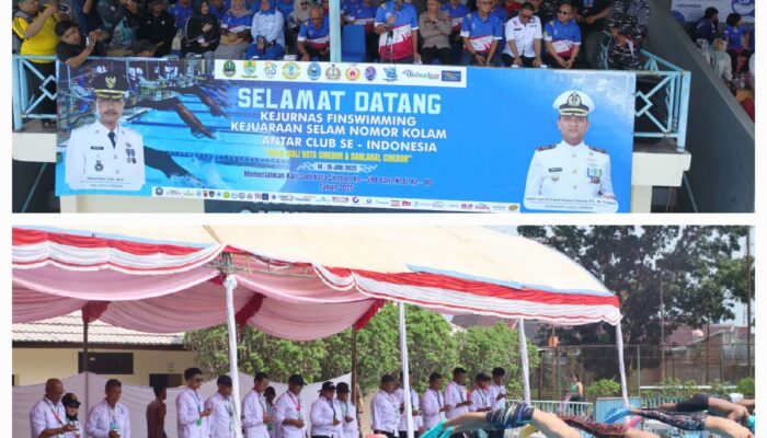 Walikota & Danlanal Cirebon Membuka, Kejurnas Finswimming Kejuaraan Selam Nomor Kolam antar Club Se-Indonesia Tahun 2025