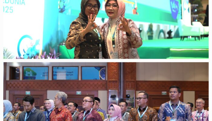 Hadiri Rakornas Pengelolaan Sampah Tahun 2025 di Jakarta, Wabup Iriane Iliyas Dukung Target Nasional Bersih Sampah 100% Tahun 2029