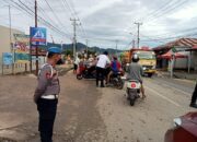 Polsek Bahodopi Gelar KRYD, Amankan 41 Knalpot Brong di Jalan Trans Sulawesi