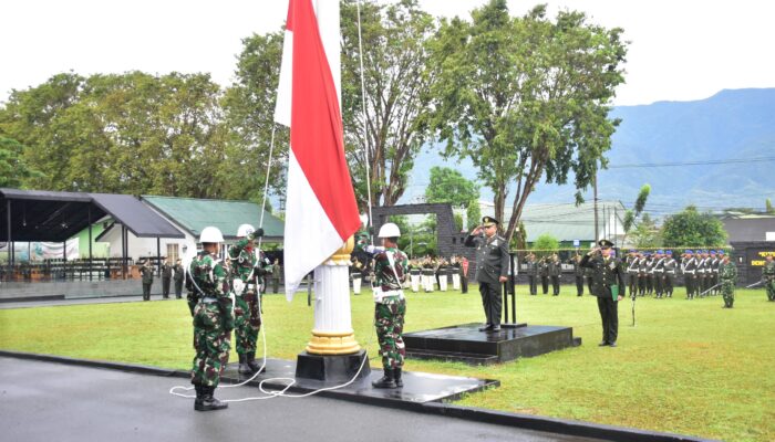 Korem 132/Tadulako Gelar Upacara Hari Lahir Pancasila, Kasrem Bacakan Amanat Kepala BPIP
