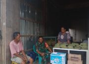 Babinsa Koramil 1311-09/Bahodopi, Komsos dan Cek Harga Sembako di Desa Siumbatu
