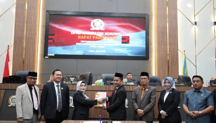 Rapat Paripurna Penyampaian Nota Keuangan T.A 2024, Wabup Iriane : Optimalisasikan Tata Kelola Keuangan Kabupaten Morowali 