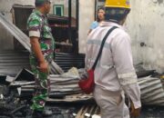 Gerak Cepat, Babinsa Koramil 1311-09/Bahodopi Bantu Korban Kebakaran di Desa Bahomakmur