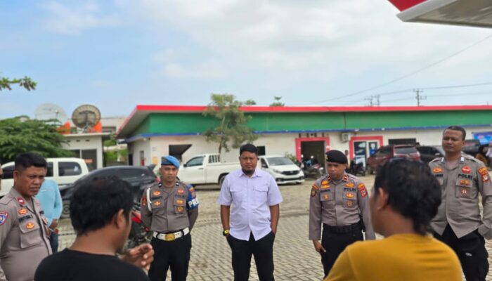 Polsek Bahodopi Lakukan Pengawasan dan Penertiban BBM Subsidi di SPBU Bahodopi
