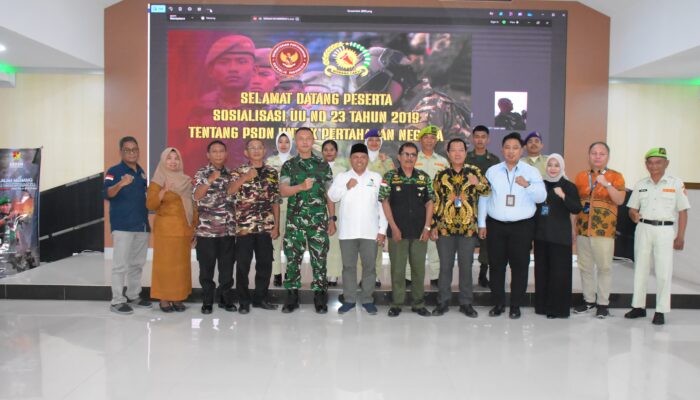 Korem 132/Tdl Dukung Sosialisasi Pembentukan Komponen Cadangan (Komcad) Matra Darat Tahun 2025